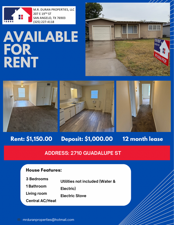 2710 Guadalupe St in San Angelo, TX - Building Photo
