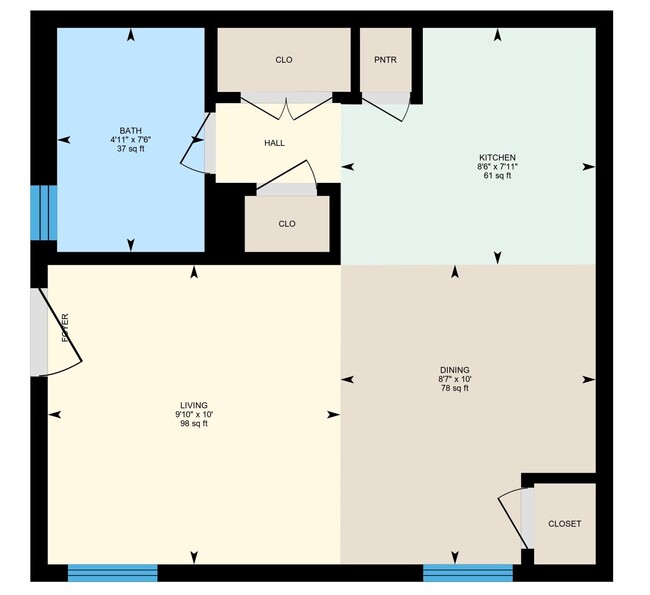 Across The Street Apartments in Denton, TX - Building Photo - Floor Plan