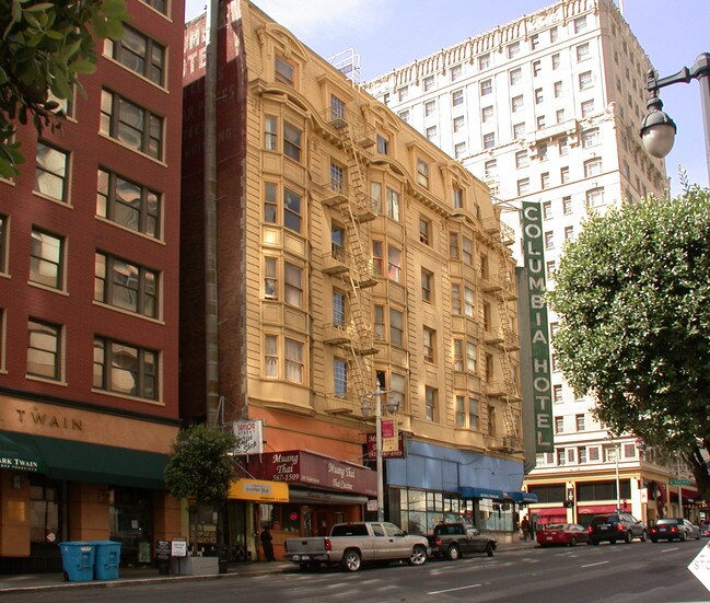 Columbia Hotel in San Francisco, CA - Foto de edificio - Building Photo