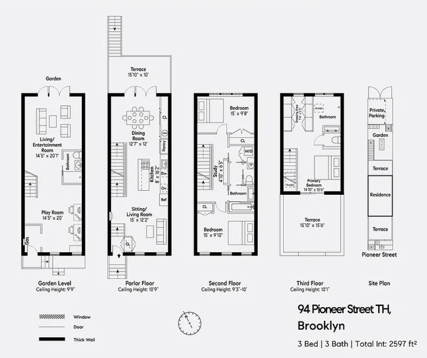 94 Pioneer St in Brooklyn, NY - Building Photo