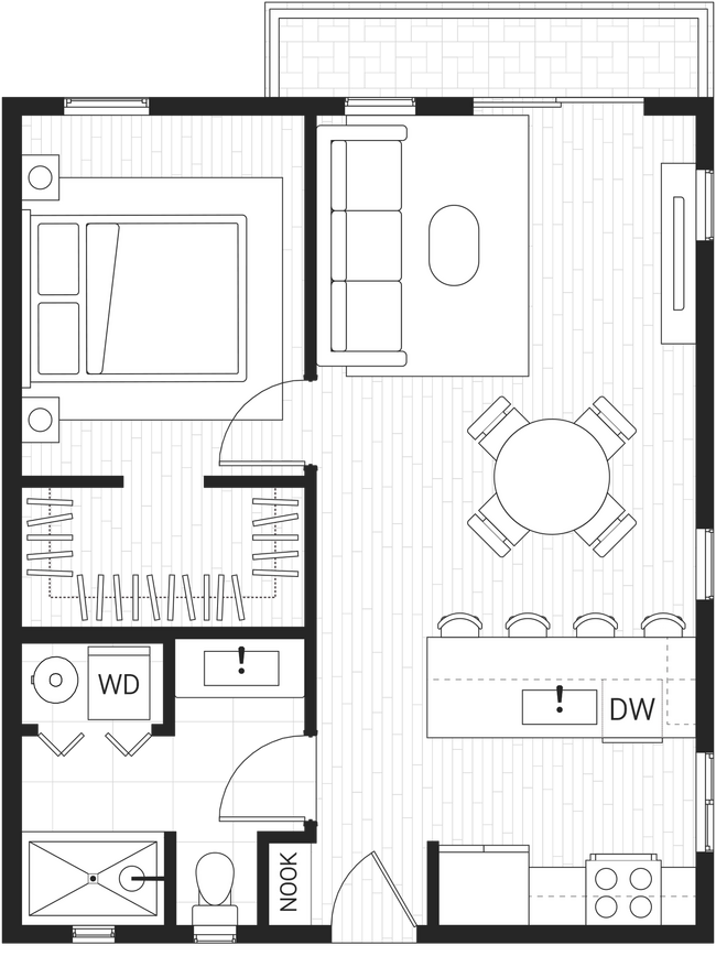 El Paradore in Albuquerque, NM - Building Photo - Floor Plan