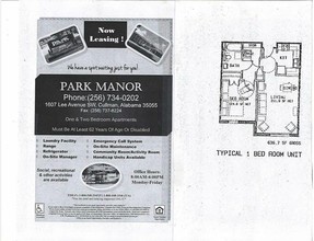 Park Manor Apartments in Cullman, AL - Building Photo - Building Photo