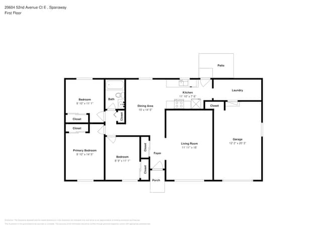 20604 52nd Ave Ct E in Spanaway, WA - Building Photo - Building Photo