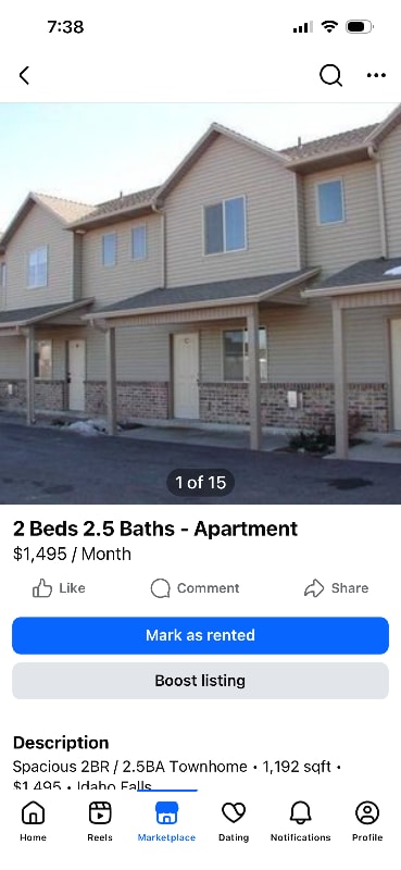 1602 N Stevens Dr, Unit B in Idaho Falls, ID - Foto de edificio - Building Photo