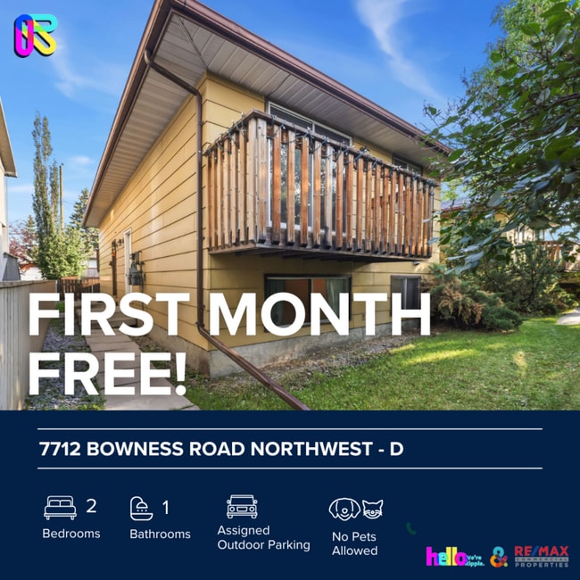 property at 7712 Bowness Rd NW