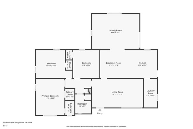 4009 Castle St in Douglasville, GA - Foto de edificio - Building Photo