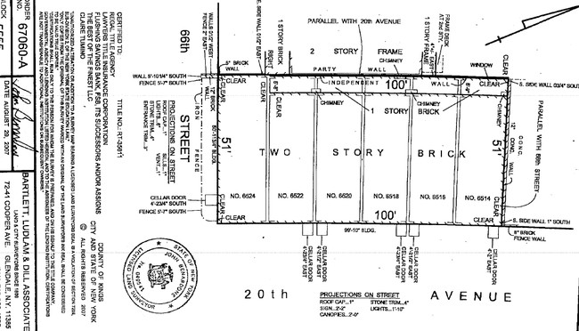 6514-6524 20th Ave in Brooklyn, NY - Foto de edificio - Floor Plan