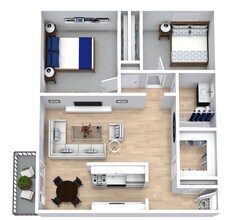 Morada in Crystal, MN - Foto de edificio - Floor Plan