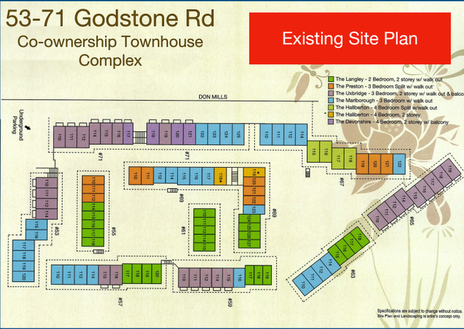 53-71 Godstone Rd in Toronto, ON - Building Photo - Building Photo