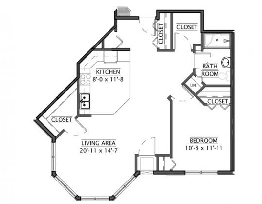 Cannon Rivers Senior Living in Cannon Falls, MN - Foto de edificio - Floor Plan