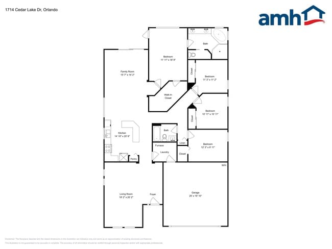 1714 Cedar Lake Dr in Orlando, FL - Foto de edificio - Building Photo