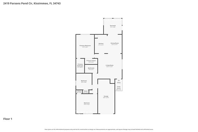 2419 Parsons Pond Cir in Kissimmee, FL - Building Photo - Building Photo