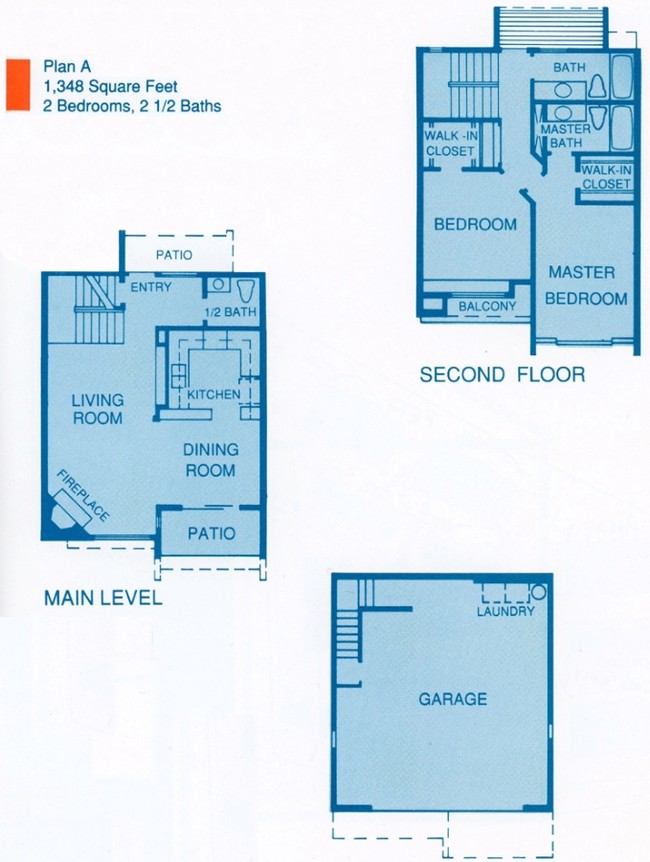 La Canada Hacienda Townhomes in El Cajon, CA - Building Photo - Floor Plan