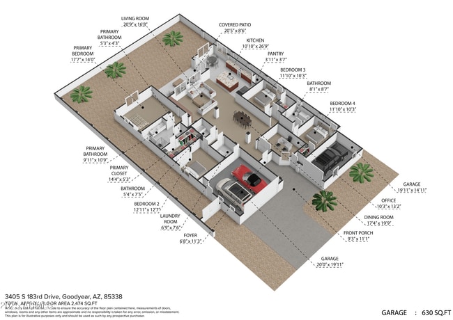 3405 S 183rd Dr in Goodyear, AZ - Building Photo - Building Photo
