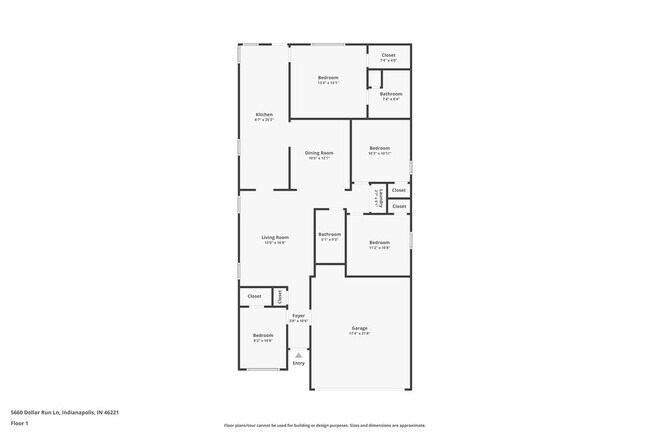 5660 Dollar Run Ln in Indianapolis, IN - Building Photo - Building Photo