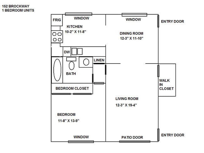 152 N Brockway St, Unit 3A in Palatine, IL - Foto de edificio - Building Photo