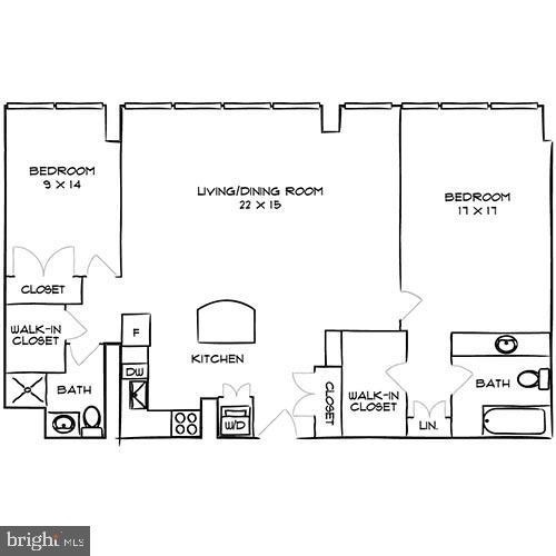 1815 John F Kennedy Blvd, Unit 2B-1809 in Philadelphia, PA - Building Photo