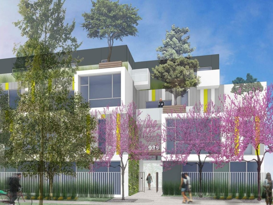 Spaulding Condos in West Hollywood, CA - Building Photo