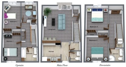 Old Orchard Townhouses in Dekalb, IL - Foto de edificio - Floor Plan