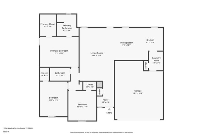 1224 Nicole Way in Burleson, TX - Building Photo - Building Photo