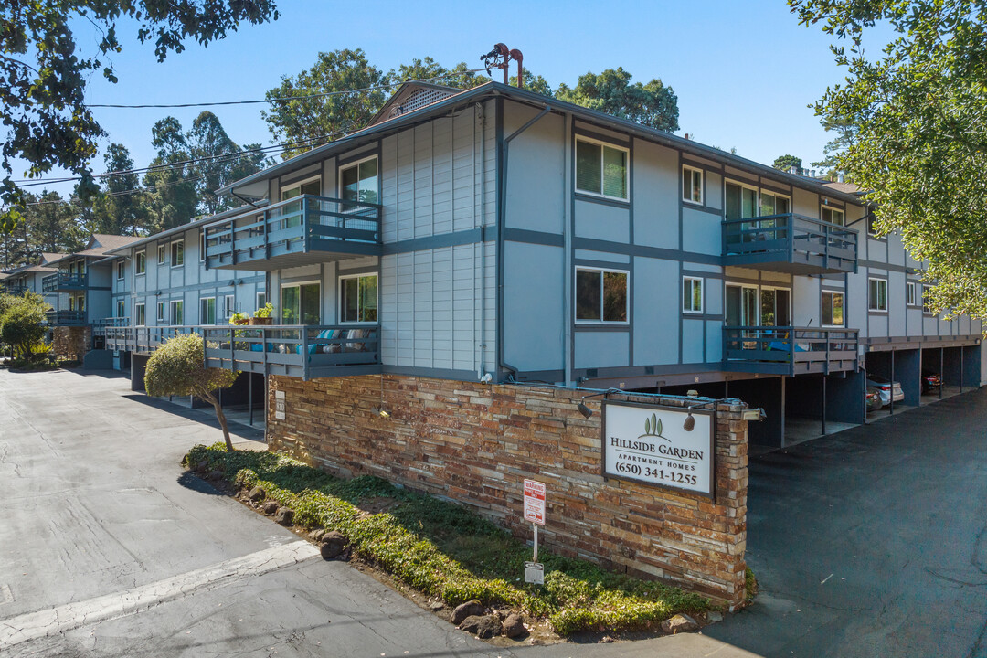 Hillside Gardens in San Mateo, CA - Building Photo