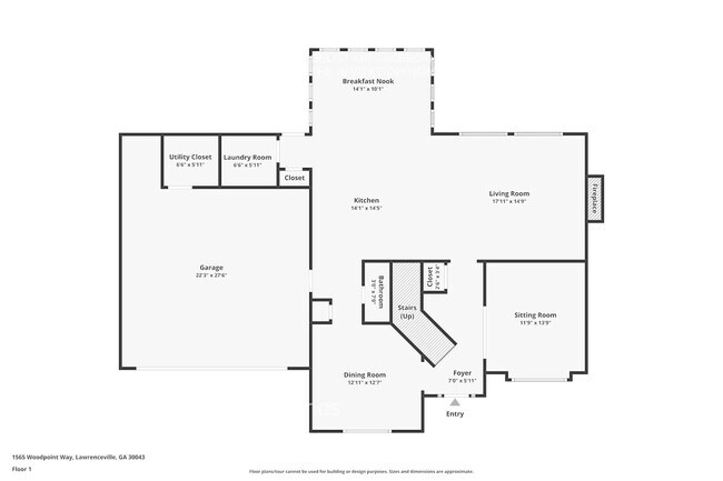 1565 Woodpoint Way in Lawrenceville, GA - Foto de edificio - Building Photo