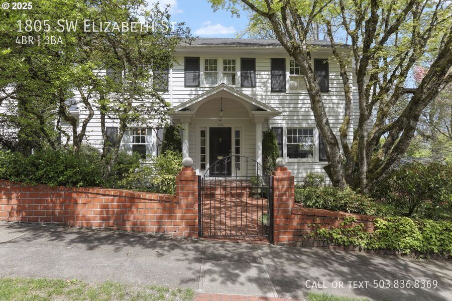 1805 SW Elizabeth St in Portland, OR - Building Photo