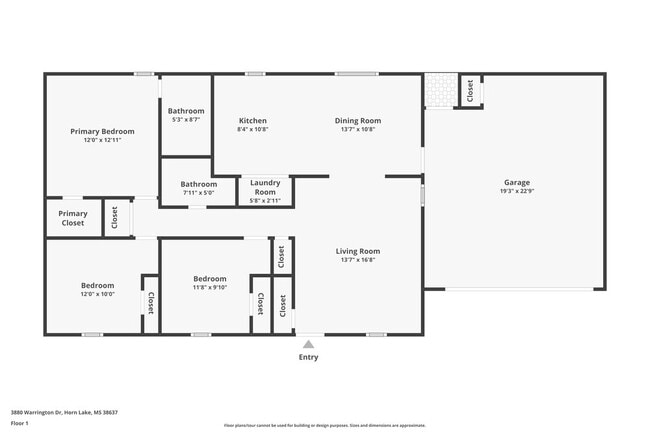 3880 Warrington Dr in Horn Lake, MS - Building Photo - Building Photo