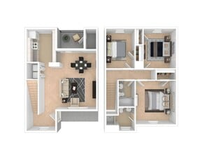 Stone Ranch Townhomes in Seguin, TX - Building Photo - Floor Plan