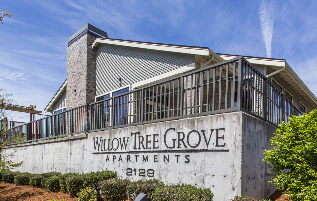 Willow Tree Grove in Bothell, WA - Foto de edificio