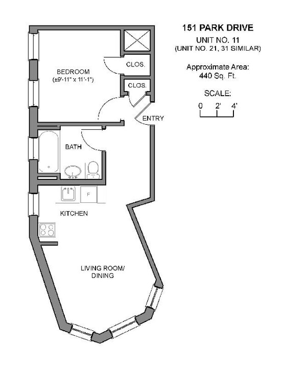 11 Park Dr, Unit 11 in Boston, MA - Building Photo