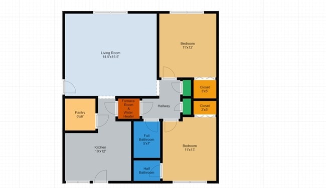 3800 25th St, Unit 2BD 1.5BA Floor Unit in Moline, IL - Building Photo - Building Photo