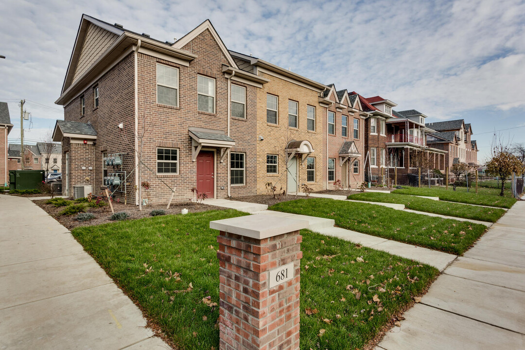 Nailah Commons Rowhouses in Detroit, MI - Building Photo