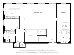 Hendrick Hudson in Troy, NY - Foto de edificio - Floor Plan