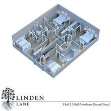 Linden Lane in Athens, GA - Foto de edificio - Floor Plan