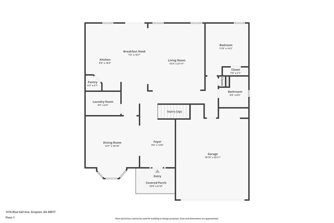 1416 Blue Sail Ave in Grayson, GA - Foto de edificio - Building Photo