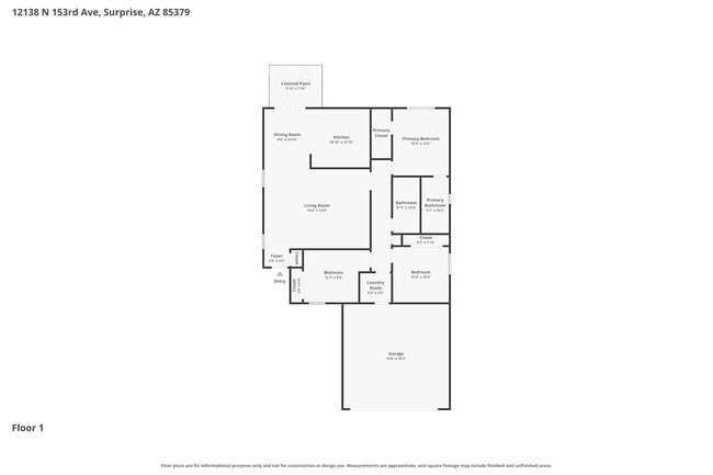 12138 N 153rd Ave in Surprise, AZ - Foto de edificio - Building Photo