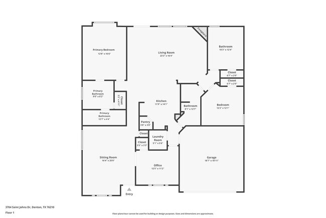 3704 St Johns Dr in Denton, TX - Foto de edificio - Building Photo