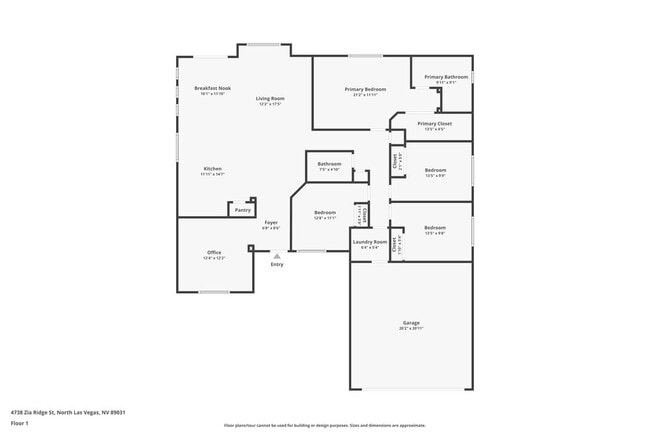 4738 Zia Ridge St in North Las Vegas, NV - Foto de edificio - Building Photo