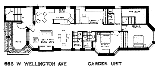 665 W Wellington Ave in Chicago, IL - Building Photo - Floor Plan