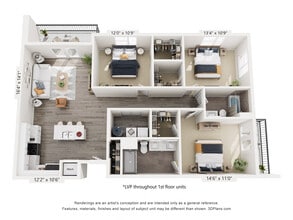 Element Apartments at Celebration Pointe in Gainesville, FL - Foto de edificio - Building Photo