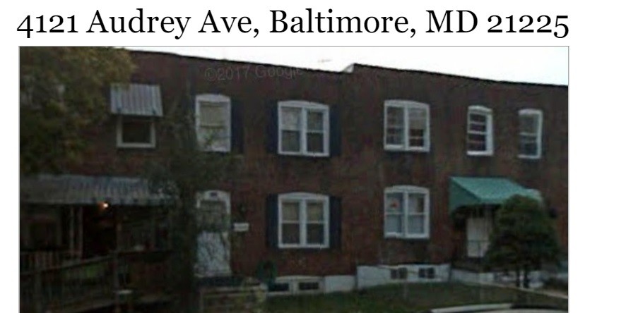 4121 Audrey Ave in Baltimore, MD - Building Photo