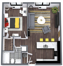 The Mezzo in Philadelphia, PA - Building Photo - Floor Plan