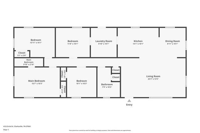 413 Circle Dr in Clarksville, TN - Building Photo - Building Photo