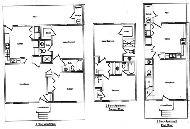 The Riverbirch on Harding in Goldsboro, NC - Foto de edificio - Floor Plan