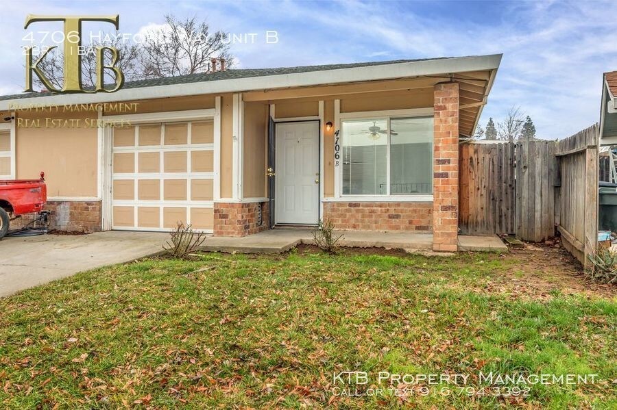 4706 Hayford Way-Unit -B in Sacramento, CA - Foto de edificio