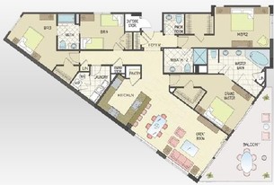 The Meridian in Ocean City, MD - Foto de edificio - Floor Plan