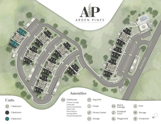 Arden Pines Luxury Apartments in Arden, NC - Foto de edificio - Building Photo