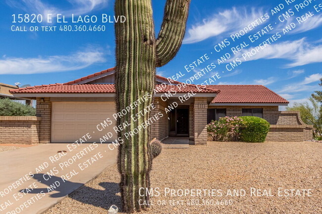 property at 15820 E El Lago Blvd