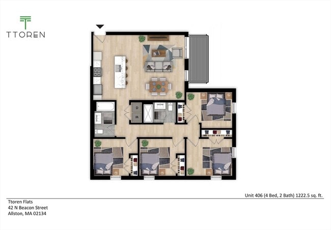 property at 42 N Beacon St